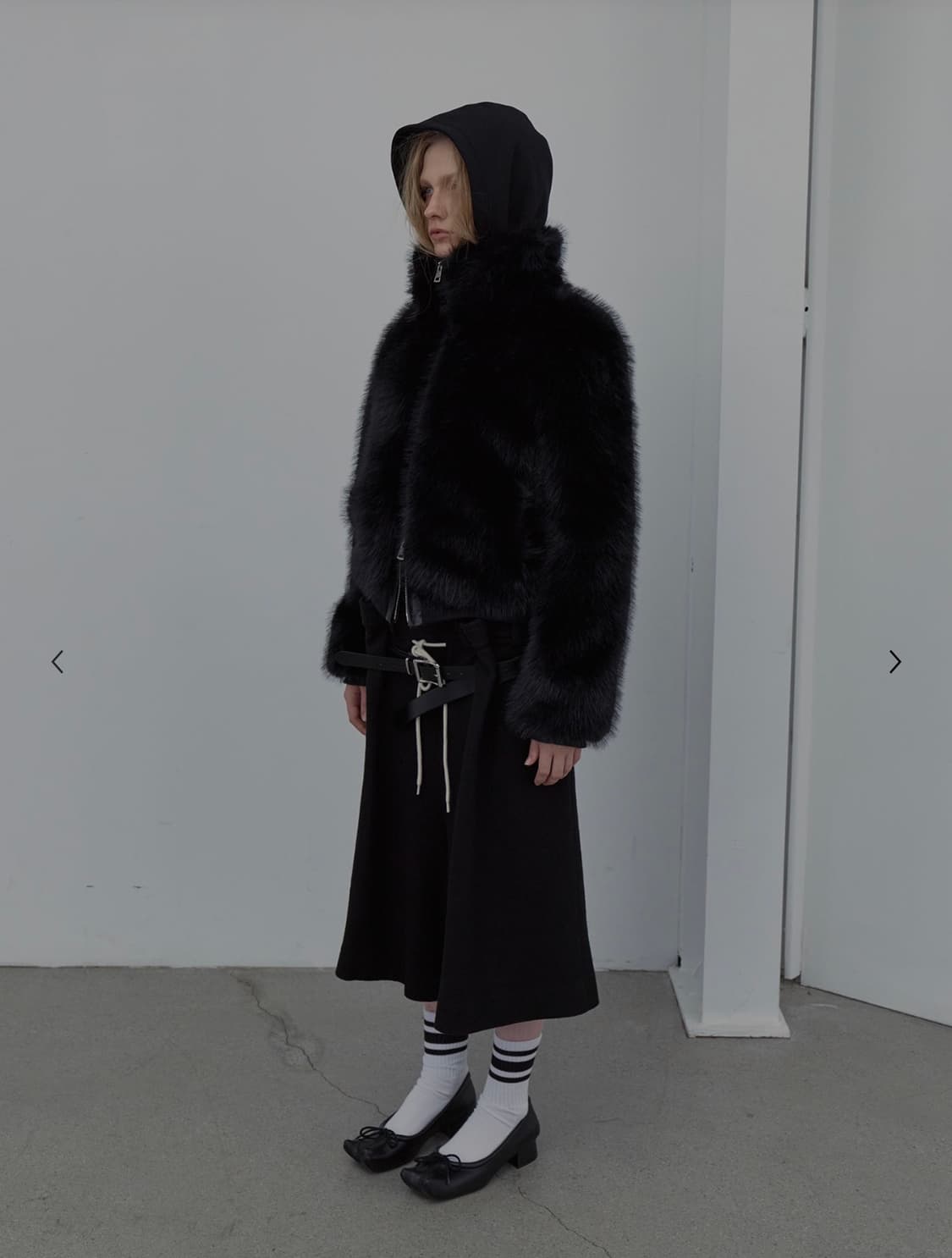 [LCDC] NEW FUR ZIP-UP JACKET (BLACK) 상품이미지2