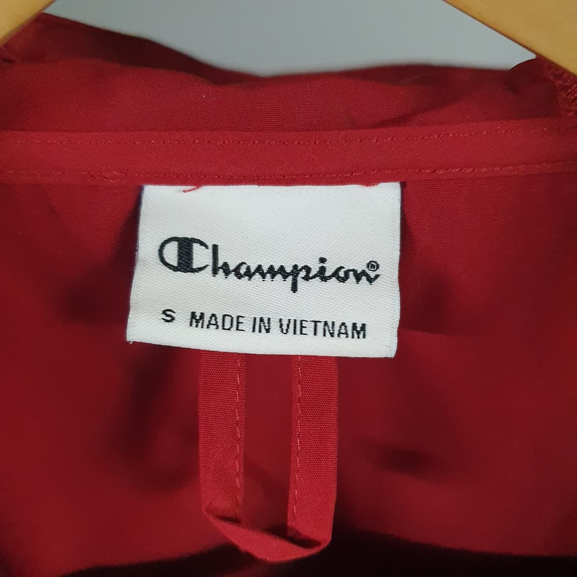 챔피온 레드 바람막이 상품이미지2
