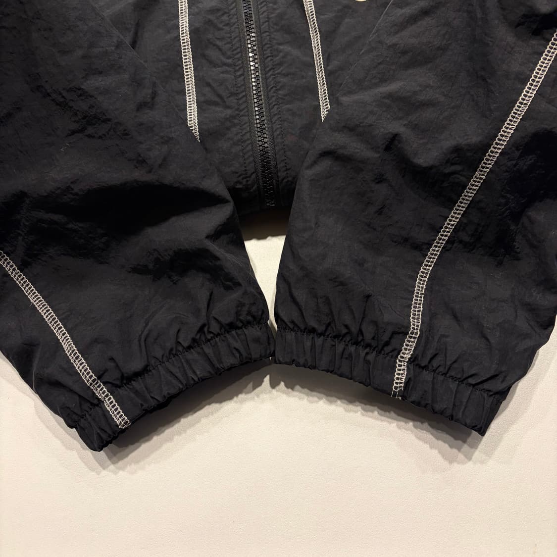 [L] 90s 나이키 빅로고 블랙 바람막이 누빔 후드 자켓 C59 상품이미지6