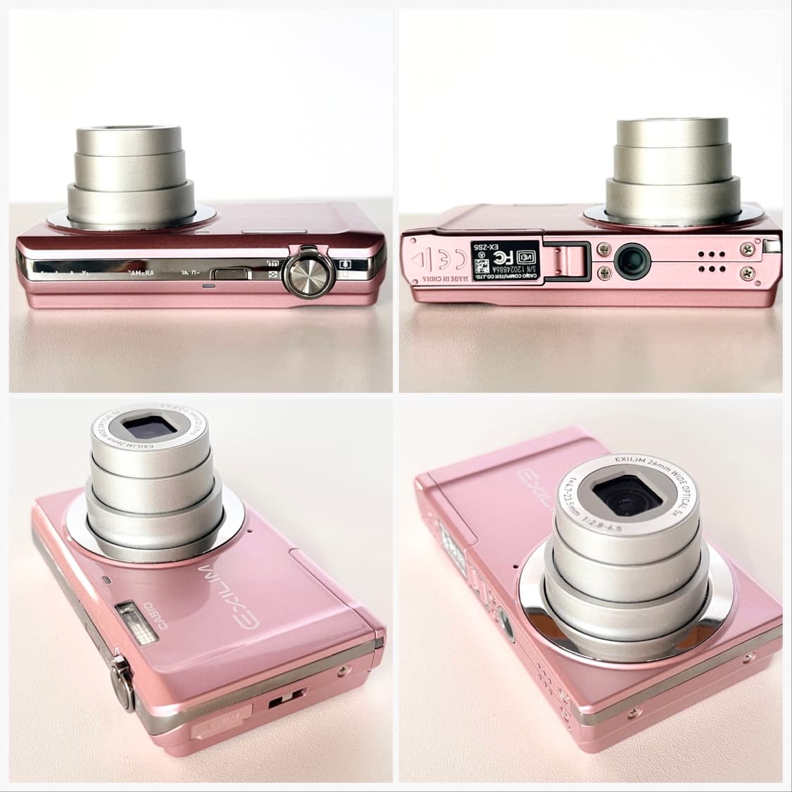 🎀미품/ 베이비핑크 카시오 엑슬림zs5 ex-zs5 빈티지디카 상품이미지5