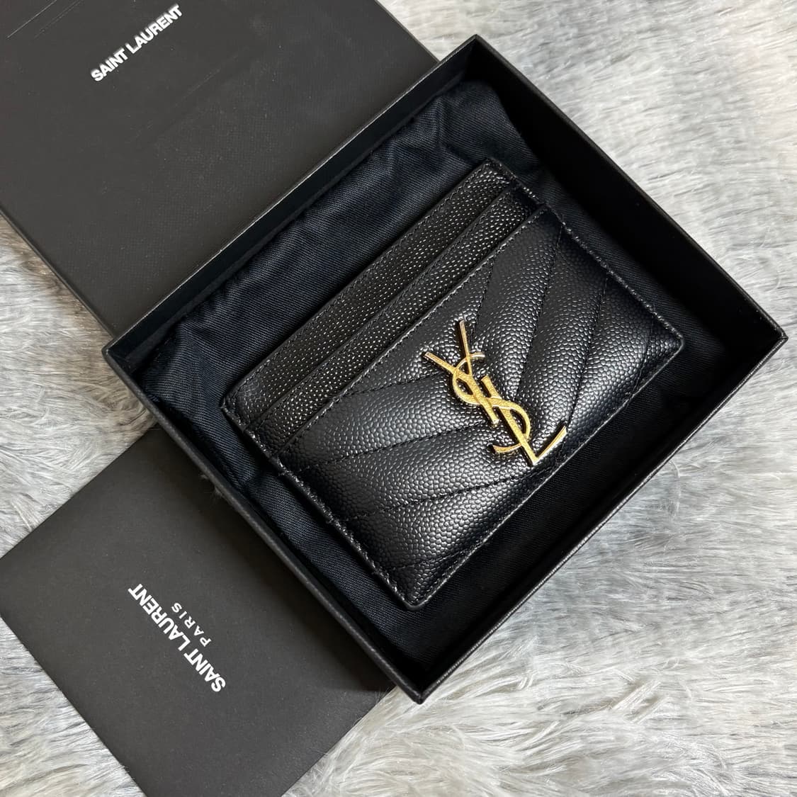 *풀구성품* 입생로랑 마틀라세 카드지갑 금장 상품이미지1