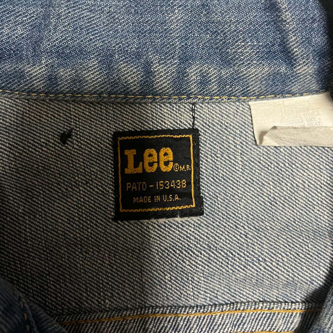 Lee 80s 초기 빈티지 데님 자켓 상품이미지3