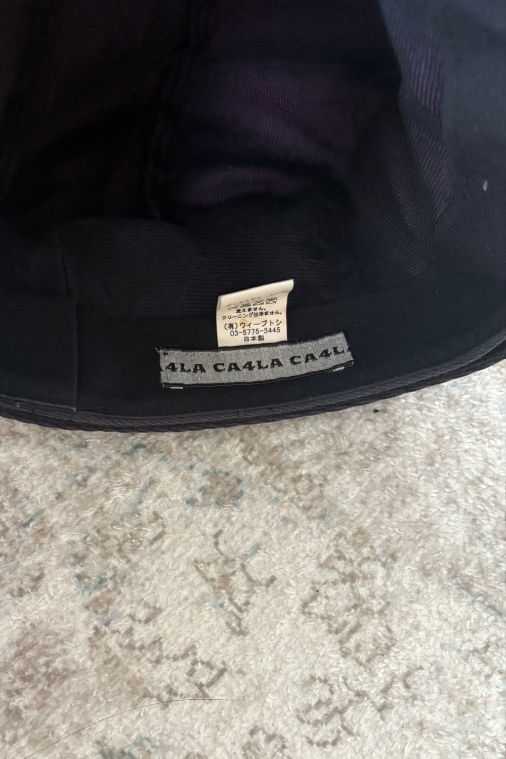 CA4LA Cross Brim Asymmetric Bucket Hat 상품이미지5