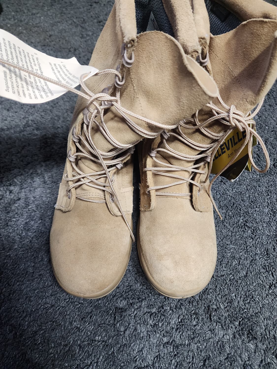 베르빌 벨벳 컴벳 부츠 전술화 사막화 중등산화 상품이미지4