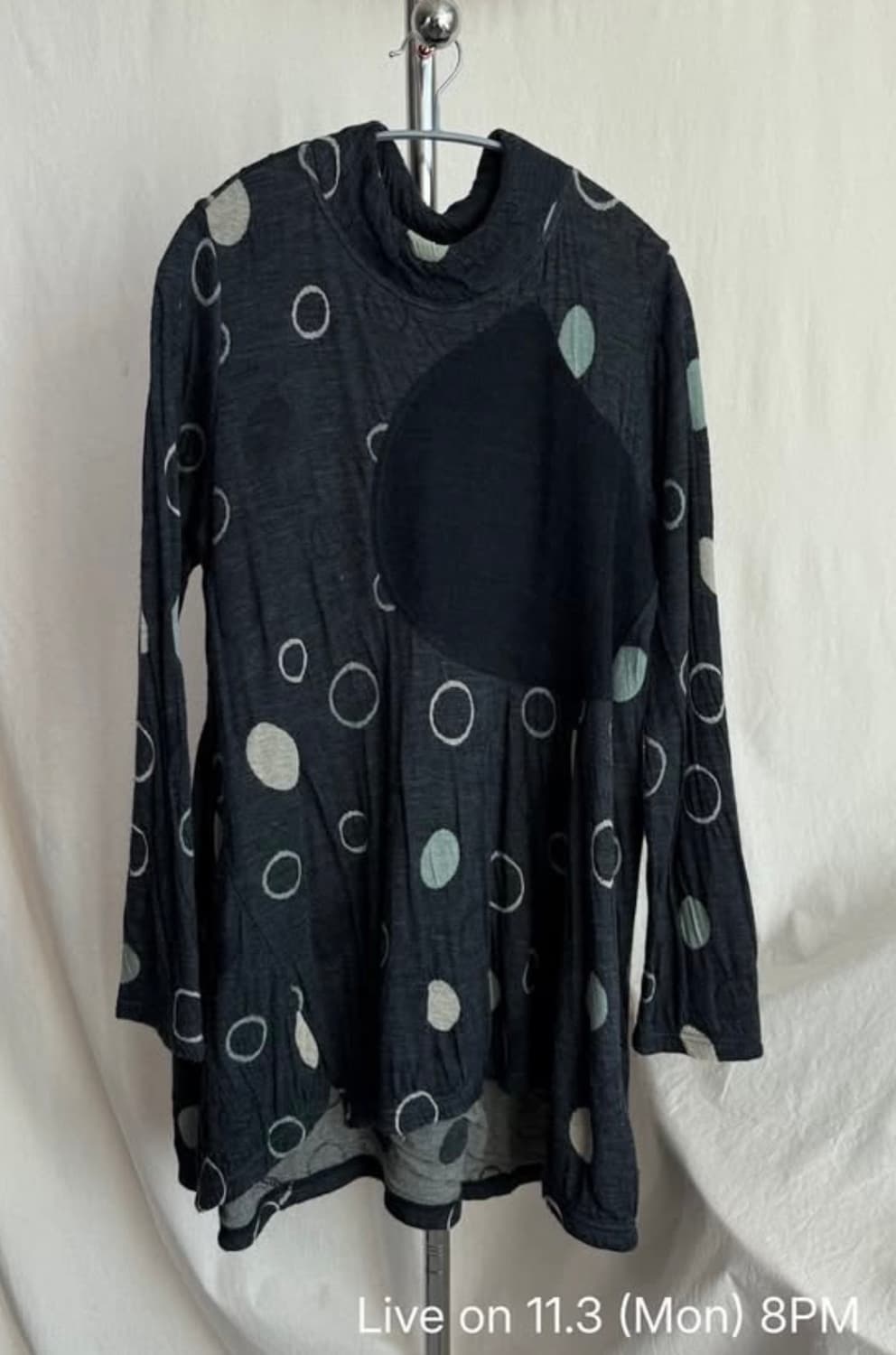 Tb 도트 니트 티셔츠  상품이미지1