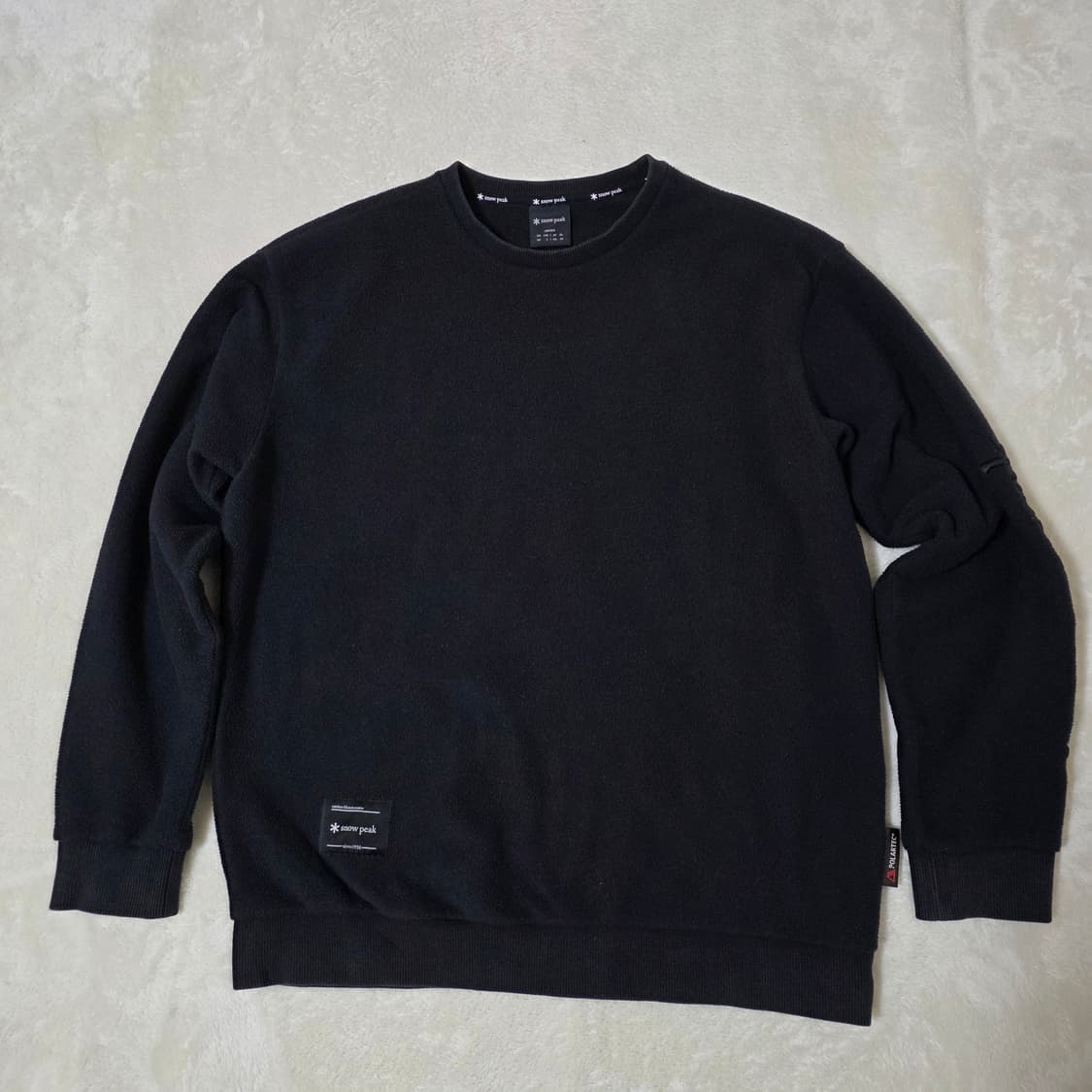 (XL)스노우피크 폴라텍 플리스 맨투맨 상품이미지1