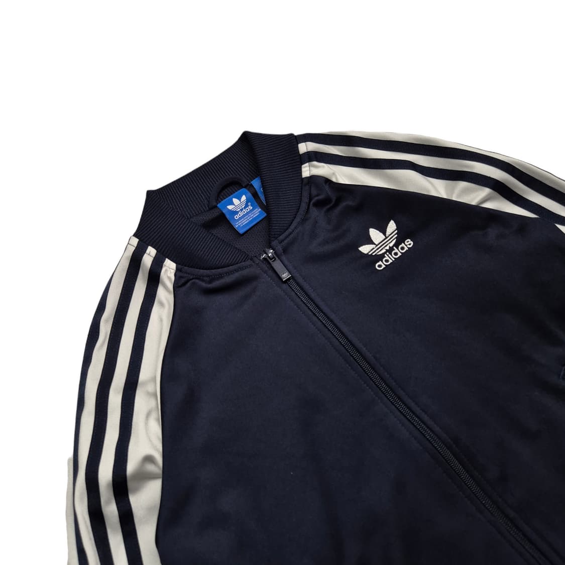 85)아디다스 슈퍼걸 백로고 트랙탑 져지 네이비/화이트 상품이미지2