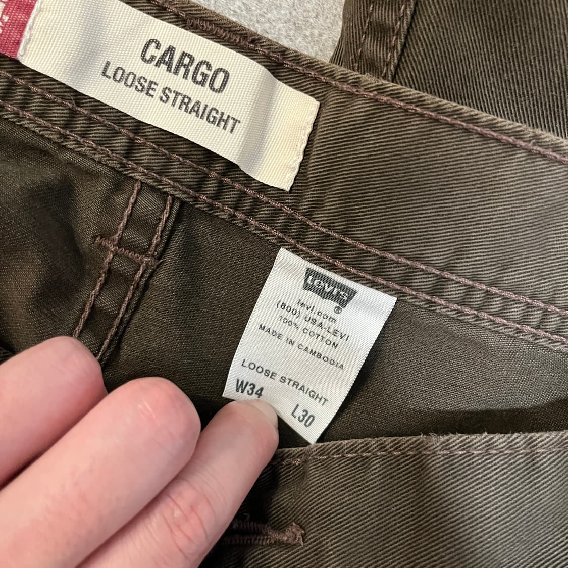 00's 리바이스 카고팬츠 [34] 상품이미지7