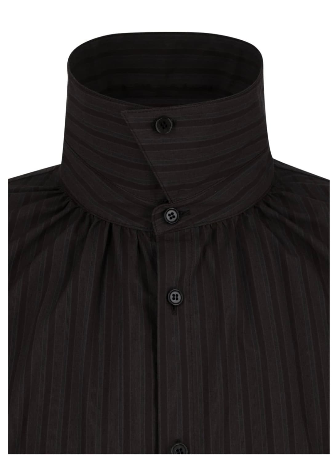 25FW Stripe Shirring Oversized Shirts 상품이미지3