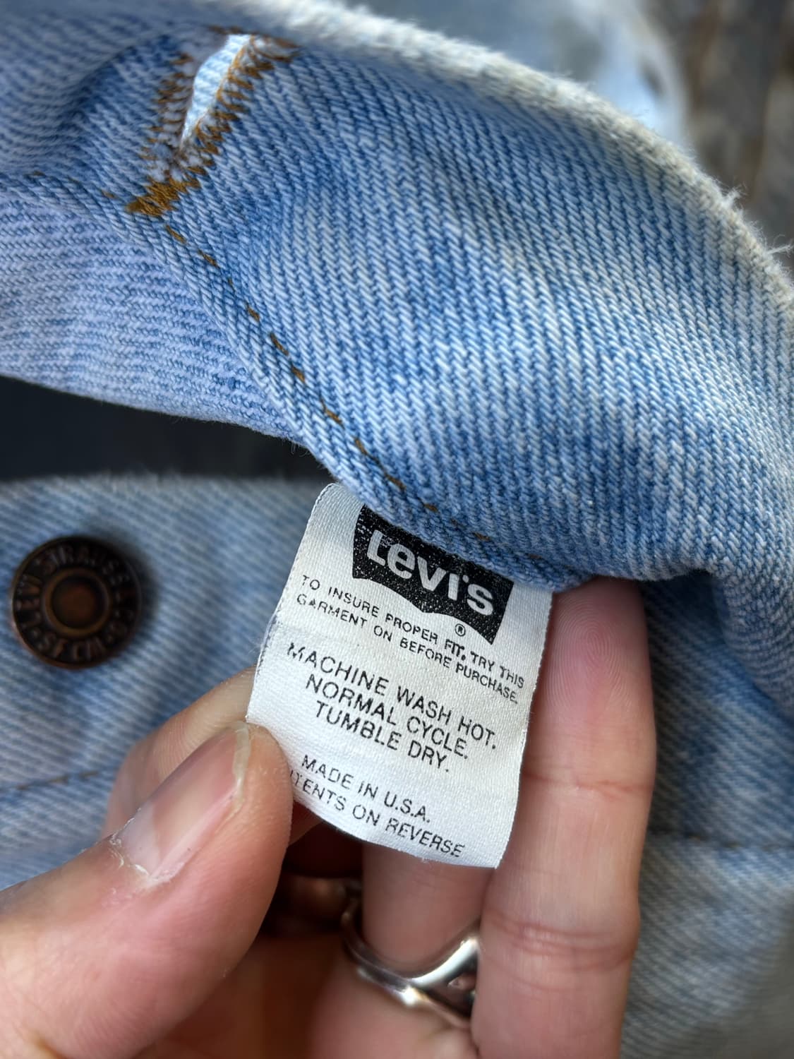 리바이스 빈티지 데님트러커 3세대 상품이미지6