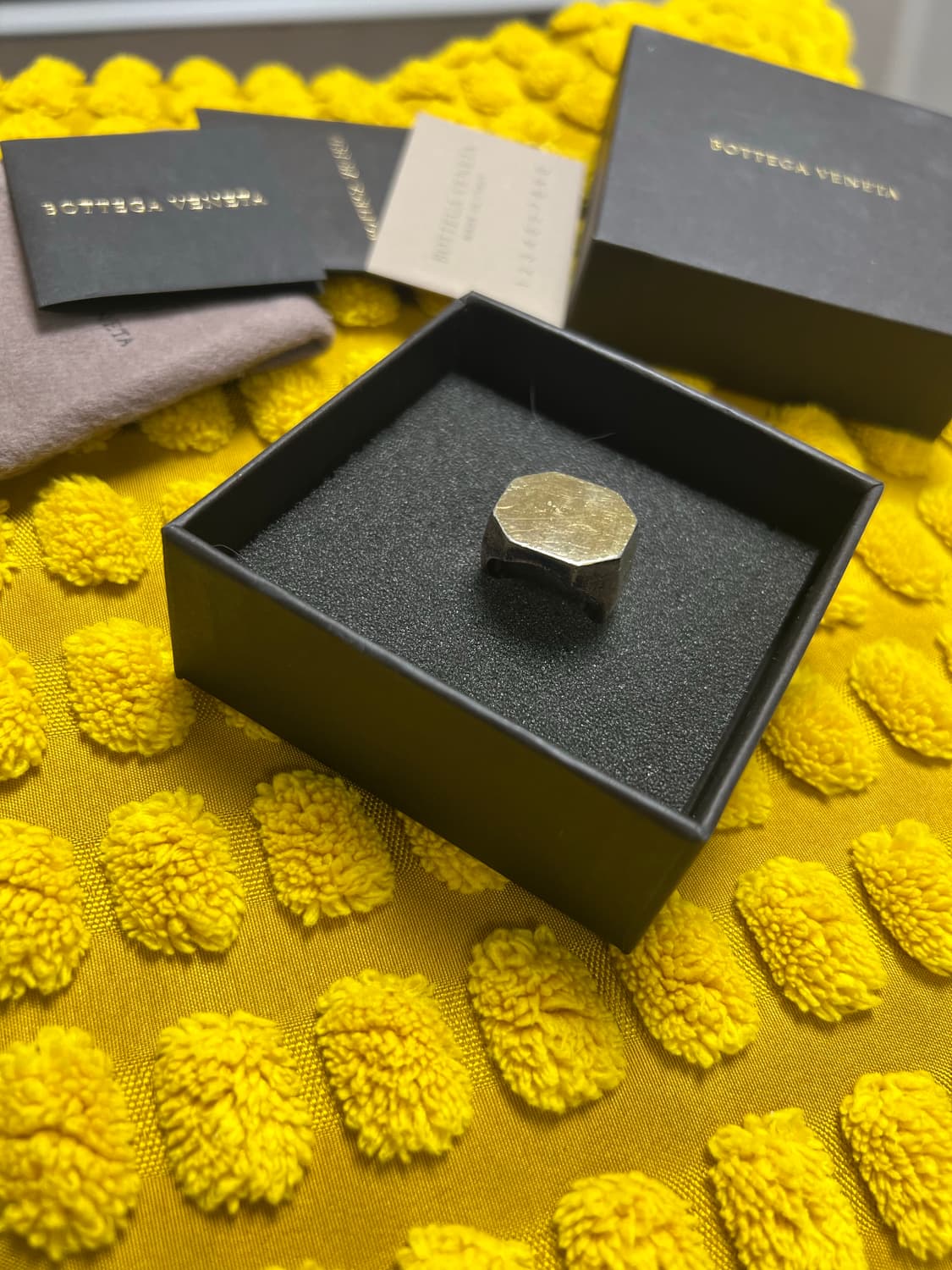 보테가베네타 / 골드 피니쉬 실버링 / 13 상품이미지1