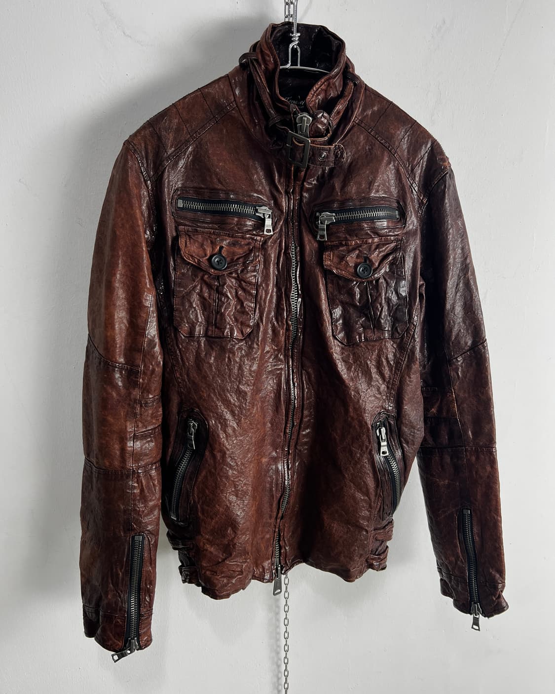 토네이도 마트 (Tornado Mart) 고트 스킨 레더 자켓 상품이미지5