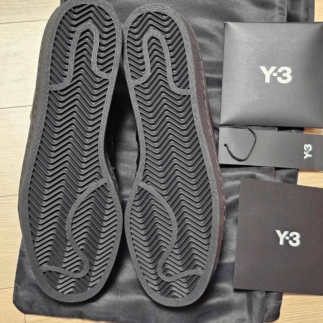 275 새제품 Y-3 슈퍼스타 트리플 블랙 IE3237 신발 가죽 운동화 상품이미지5