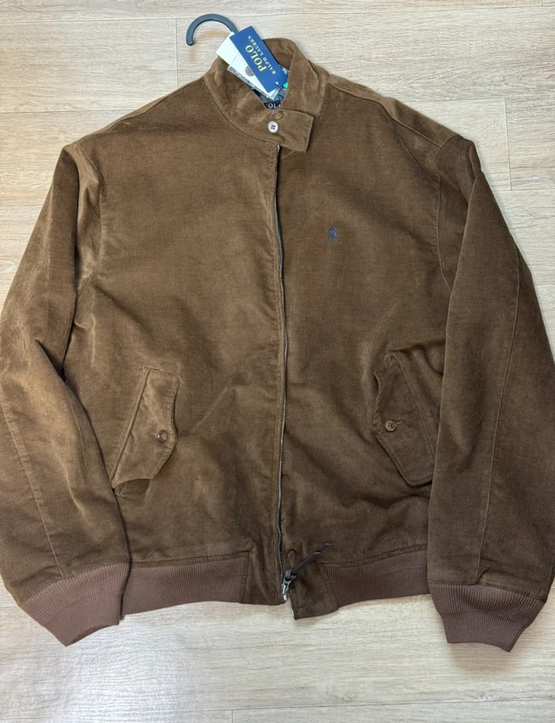 폴로 랄프로렌 스웨이드 해링턴 봄버 자켓 L 상품이미지1