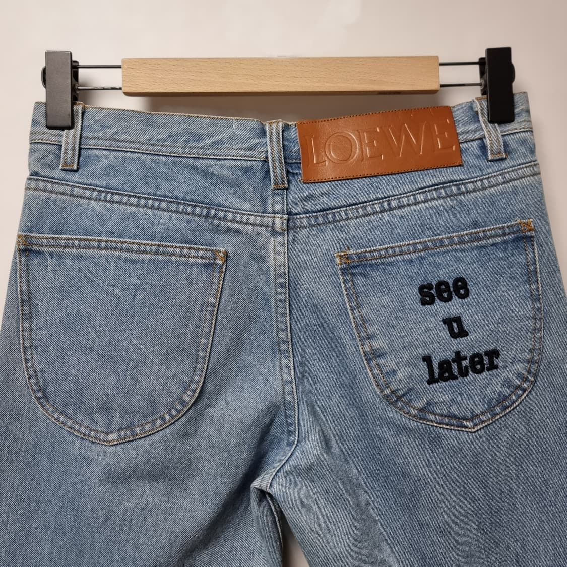 로에베 9부 롤업 청바지 38 상품이미지5