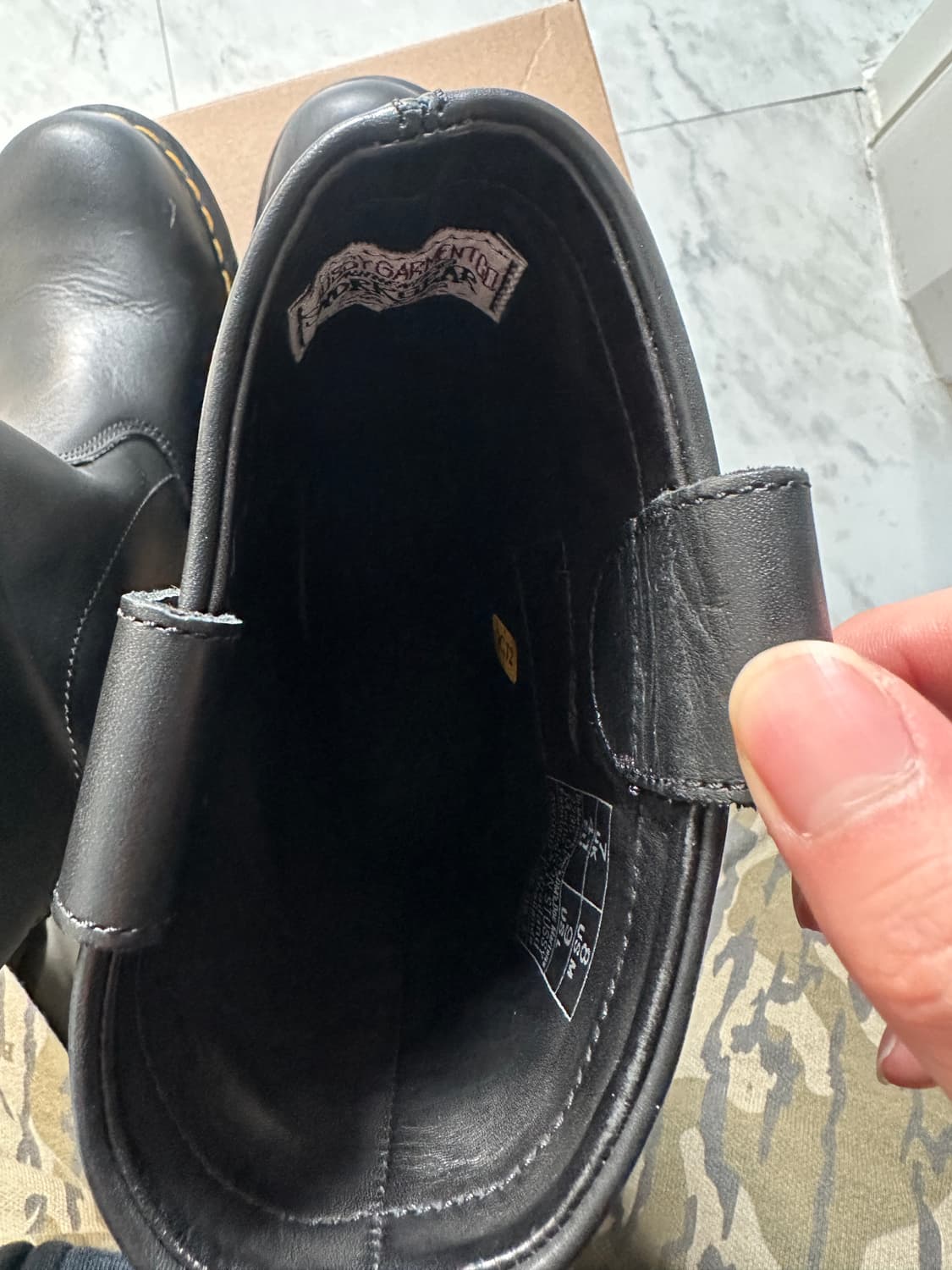 닥터마틴 스투시 2295 데콘 블랙 와나마 레더 부츠 블랙 260 상품이미지3