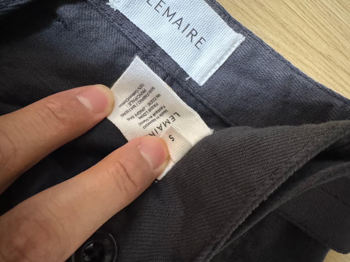 르메르 트위스트 벨트 팬츠 징크 그레이 상품이미지5