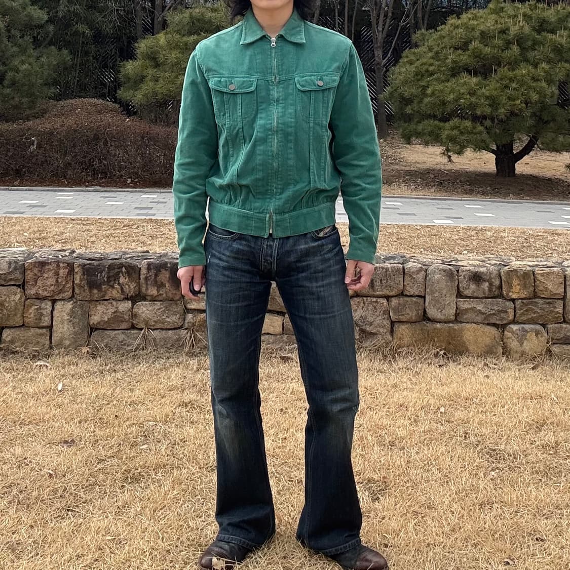 HARE 코듀로이 집업 트러커 자켓 상품이미지3