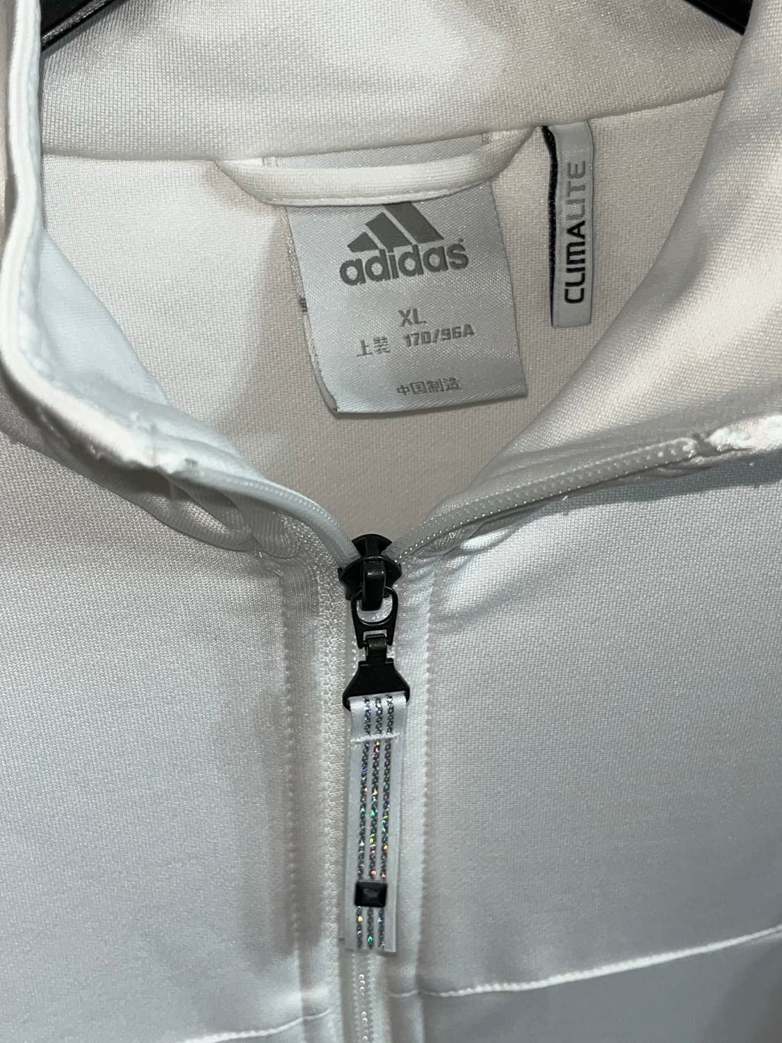 아디다스 흰색 트랙탑 XL 상품이미지4