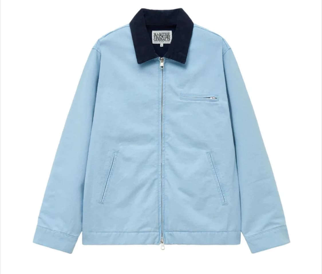 마리떼 워시드 워크 자켓 S 라이트블루 상품이미지1