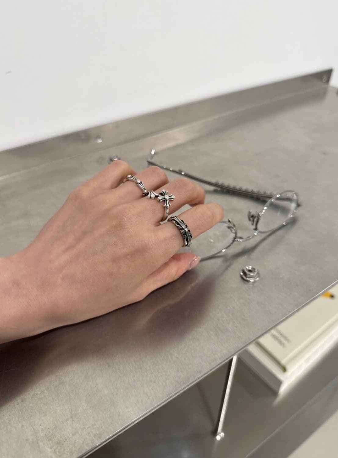 <새상품>실버925 오픈링 실버링 빈티지링 은반지 크로스링 상품이미지2