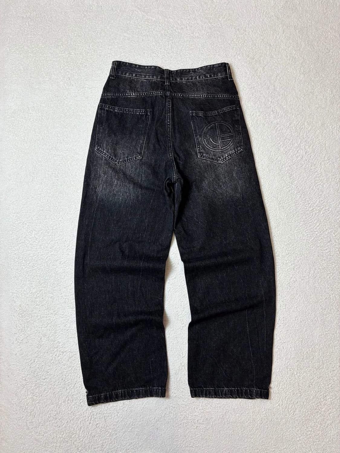 아이돈워너셀 워시드 와이드 데님 팬츠 PN6510    상품이미지6