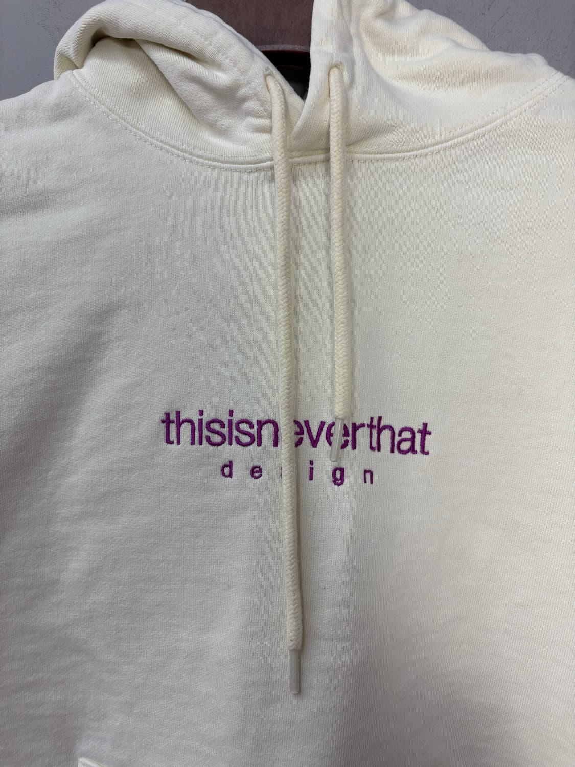 디스이즈네버댓 스펠로고 후드티 A3154 상품이미지3