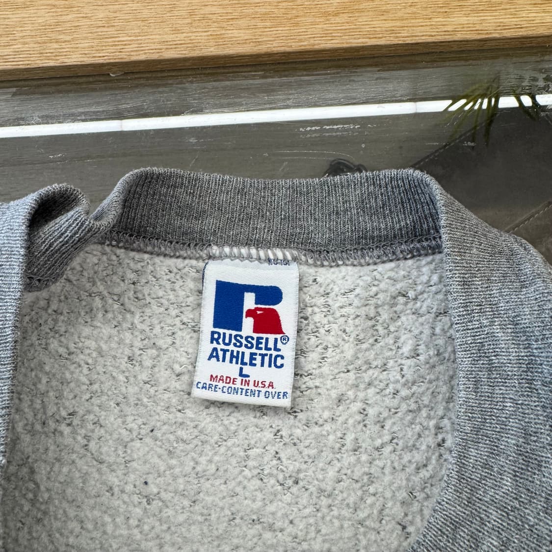 90s 러셀 빈티지 스웻셔츠 맨투맨 made in USA (L)  상품이미지4