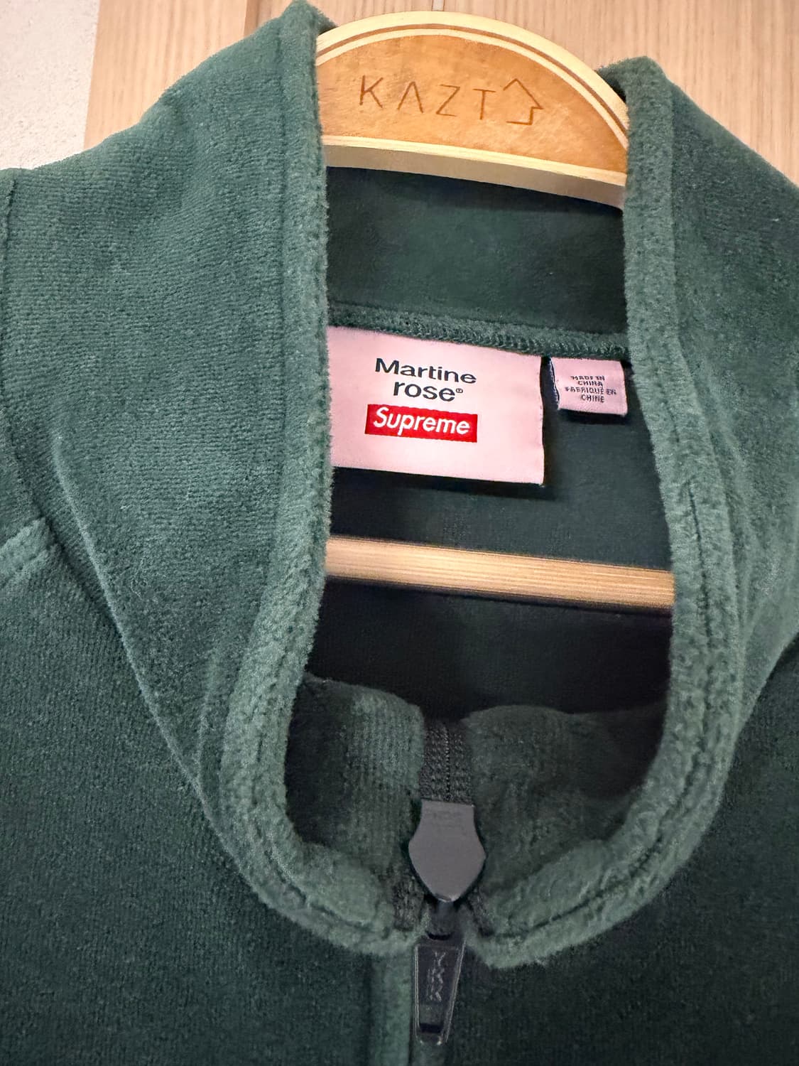 🟢 Supreme x Martine Rose 벨루어 트랙 자켓 상품이미지2
