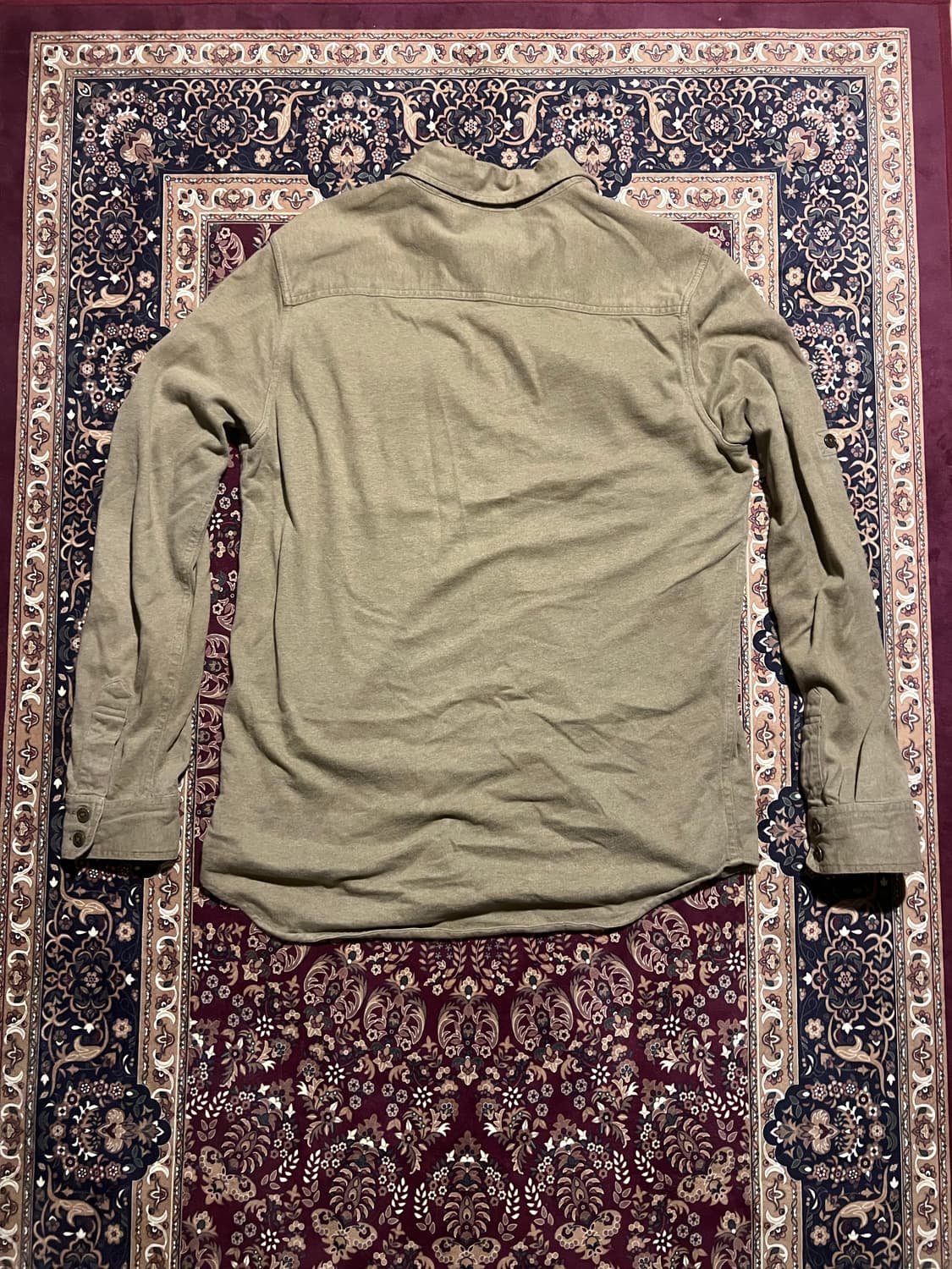 RRL 더블알엘 코튼 저지 밀리터리 워크 셔츠 상품이미지2