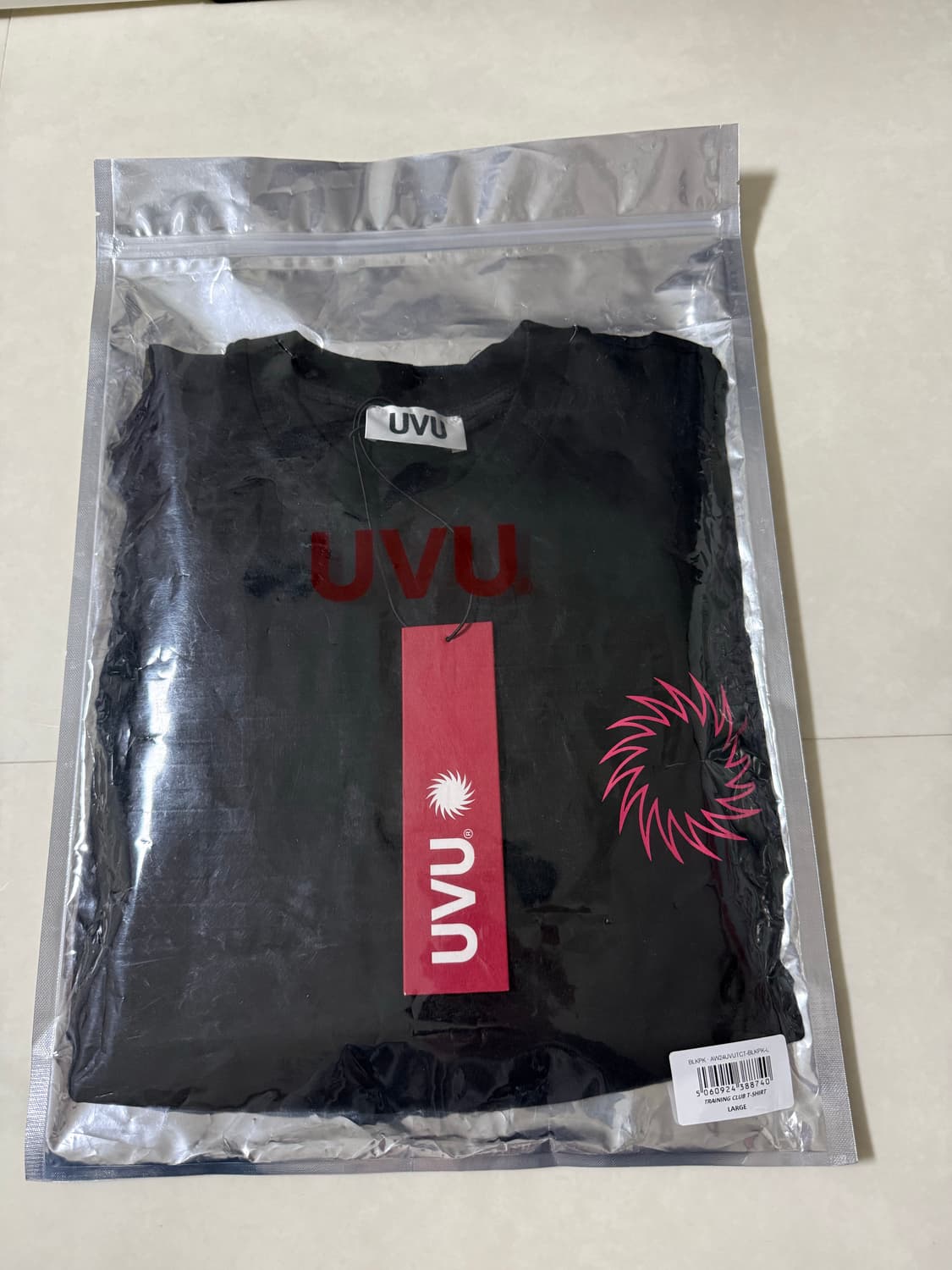 UVU 트레이닝클럽 반팔 라지사이즈 상품이미지3