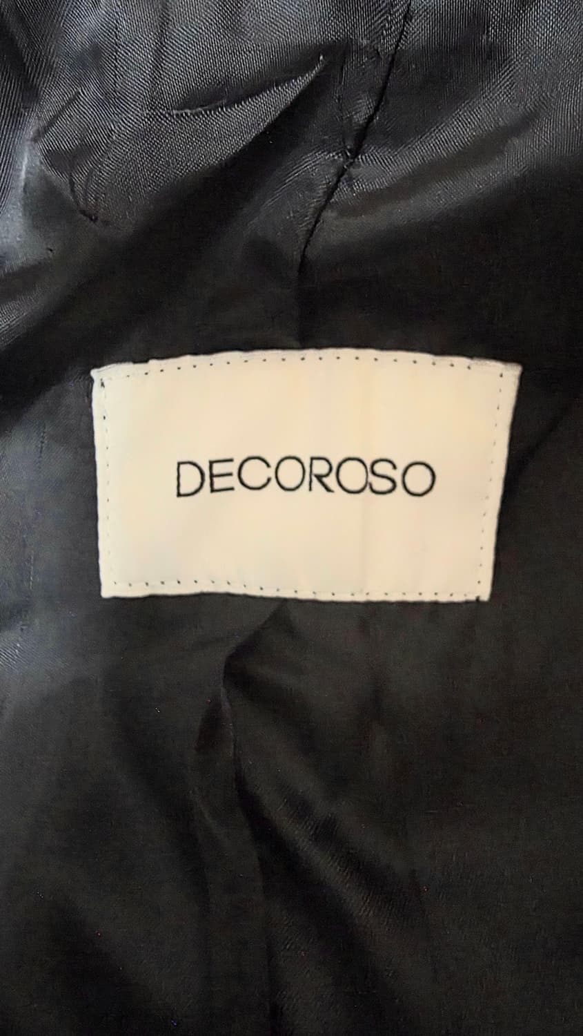 데꼬로소 발마칸 코트 그레이 사이즈 2 상품이미지4