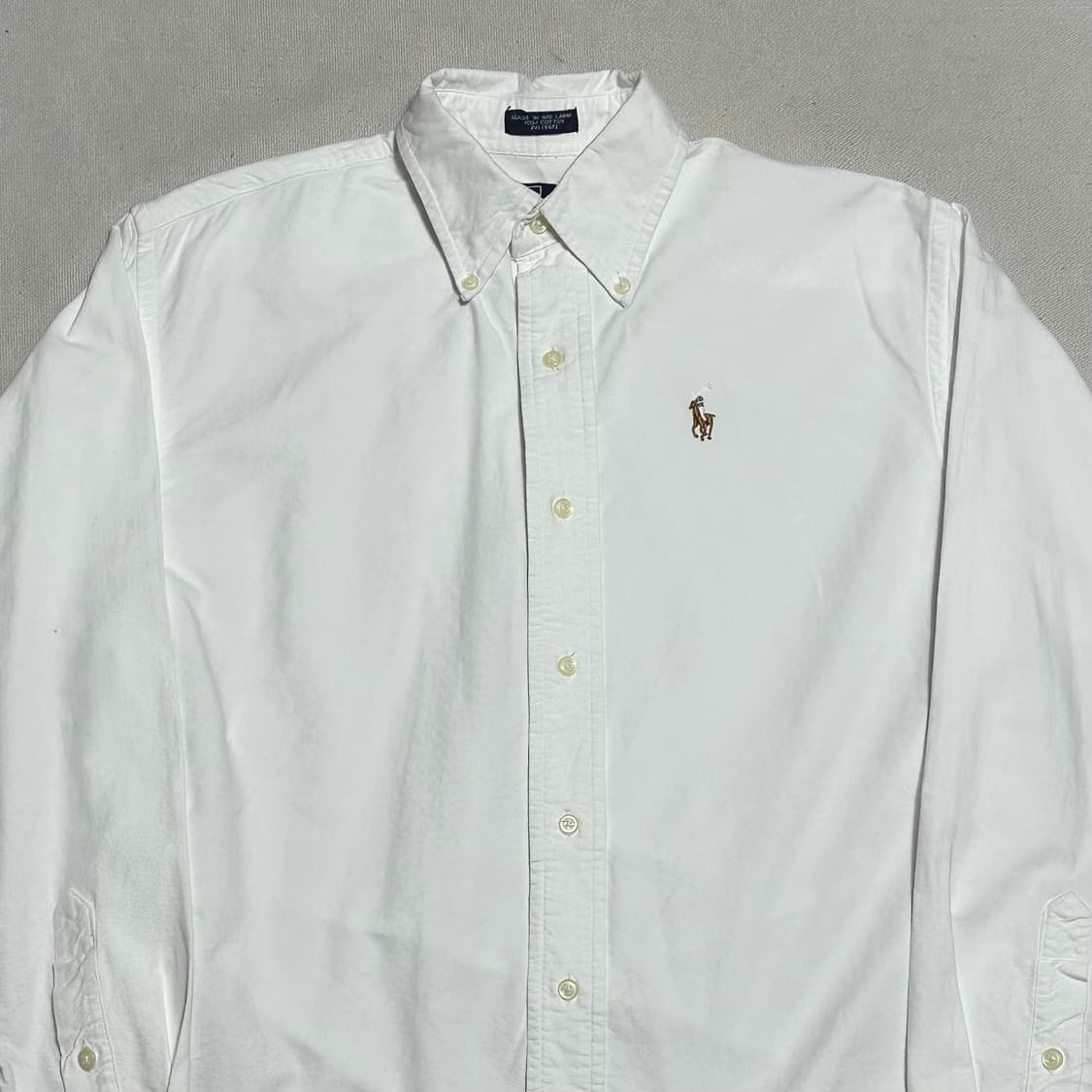 16 폴로랄프로렌 여성용 화이트 코튼 셔츠 상품이미지1