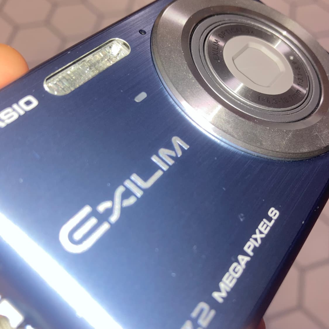 카시오 엑슬림 EX-Z77 파스텔 블루 빈티지 디카 상품이미지2