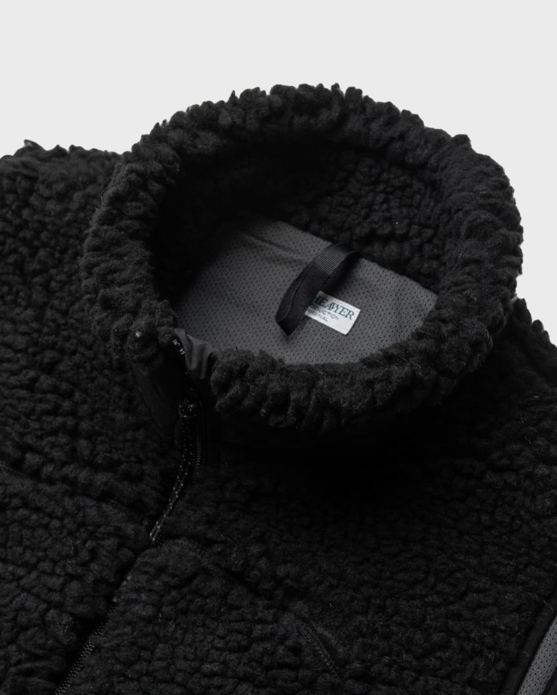 비헤비어 딥파일 베스트 조끼 블랙 상품이미지3