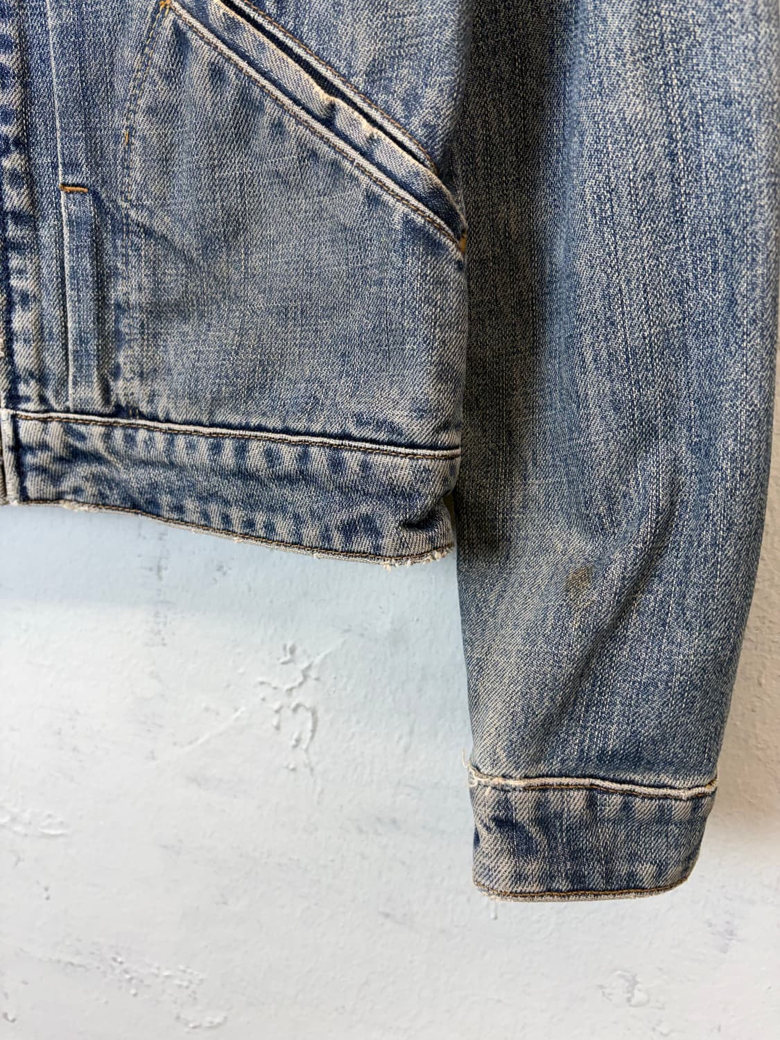 캘빈클라인 빈티지 집업 데님 자켓 상품이미지6