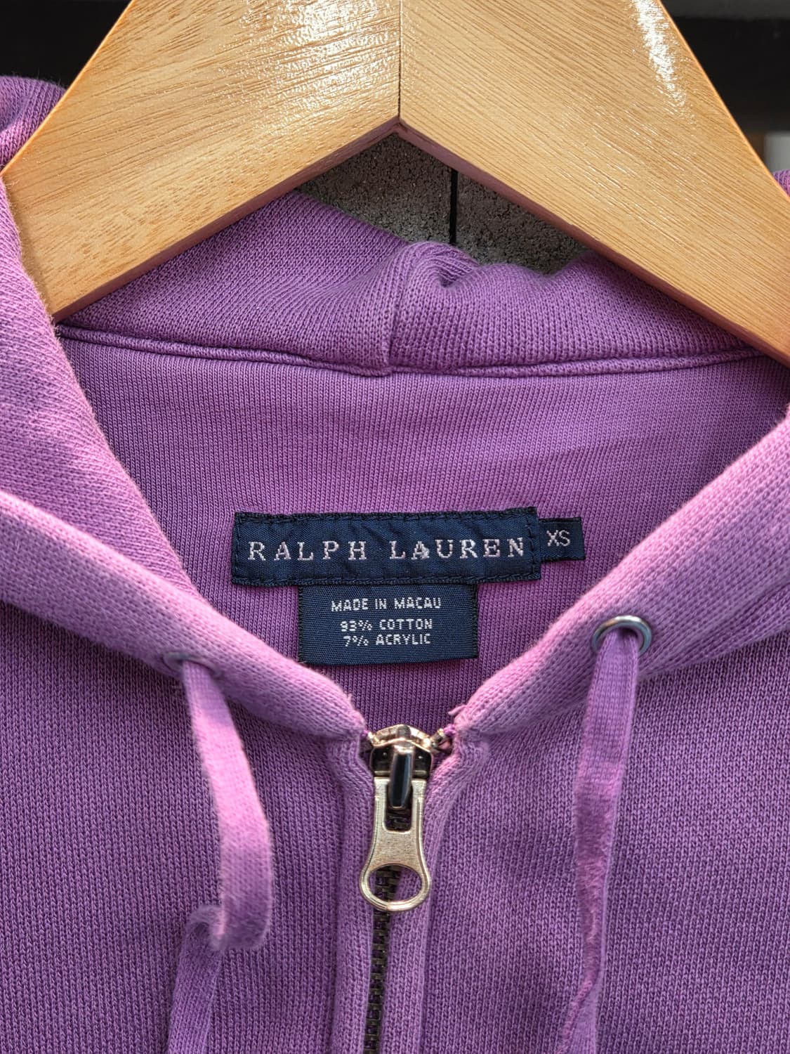 PRL 폴로 랄프로렌 퍼플 후드집업 상품이미지6