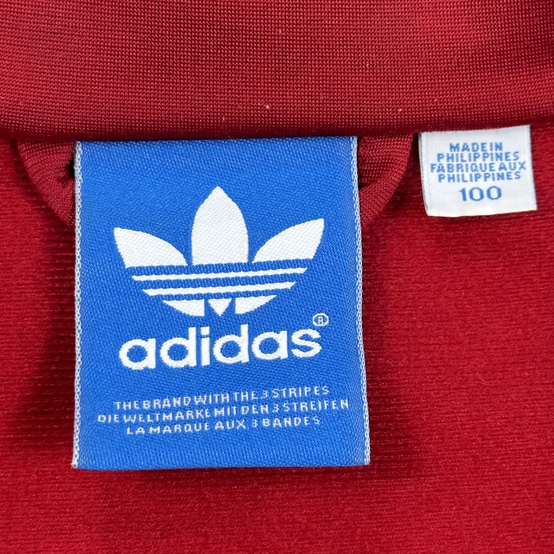 (오염존재)아디다스 og 구형 파이어버드 져지 버건디 L 상품이미지6