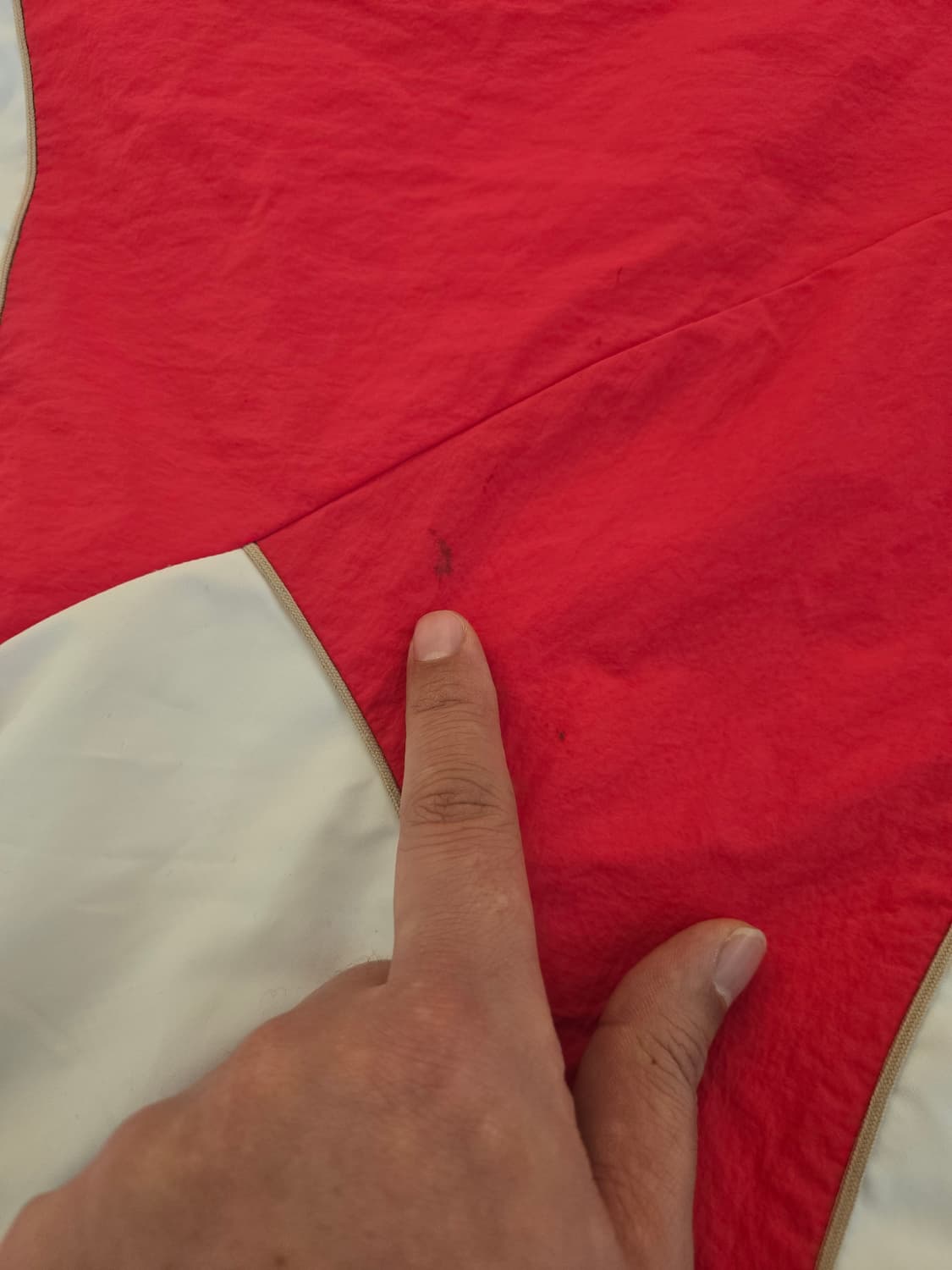 아디다스 올드스쿨 빅로고 바람막이 자켓 핑크/블루 XL 상품이미지8