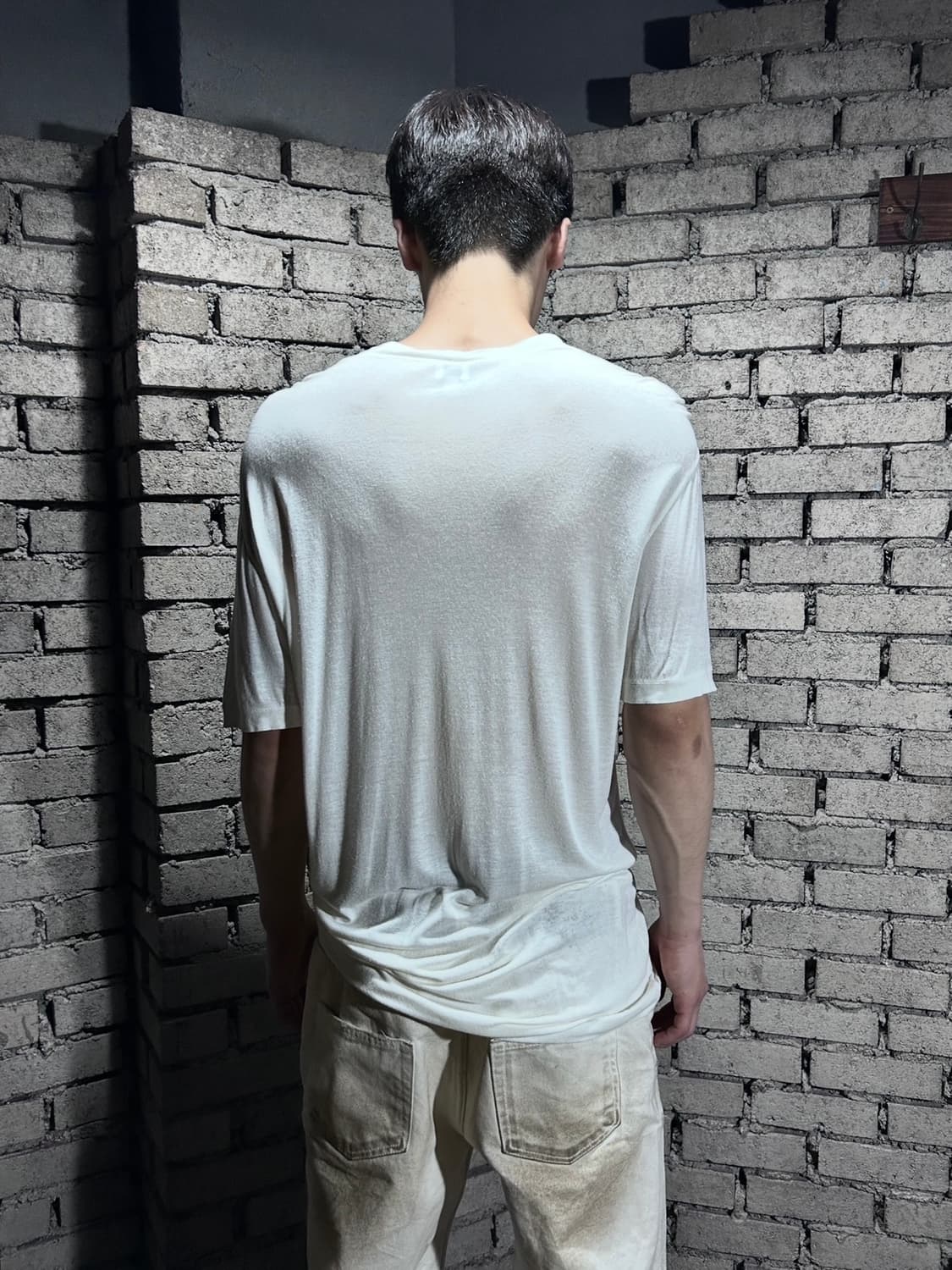 아르마니 꼴레지오니 시어 롱 티셔츠 상품이미지3