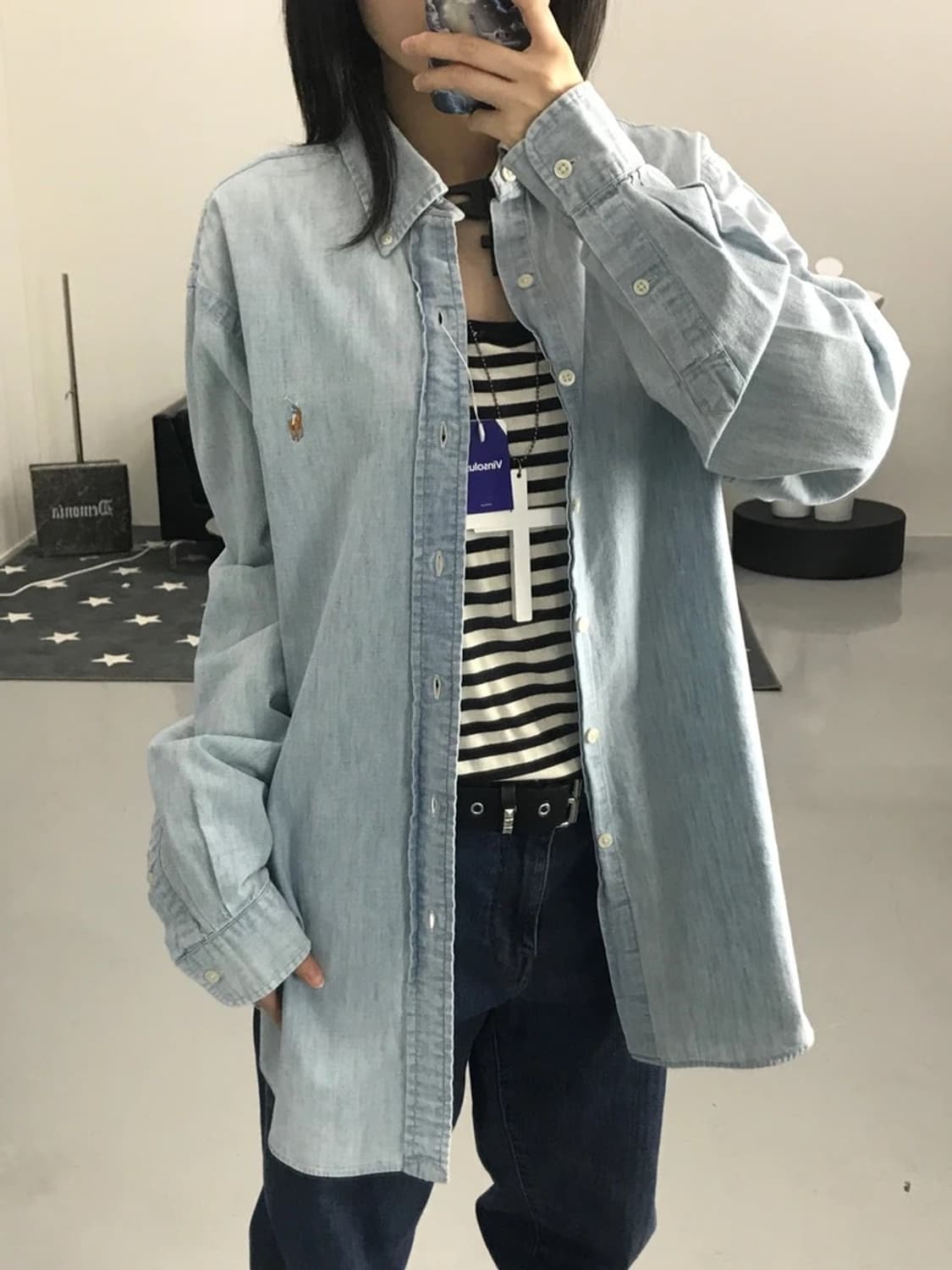 폴로랄프로렌 데님 셔츠 상품이미지1