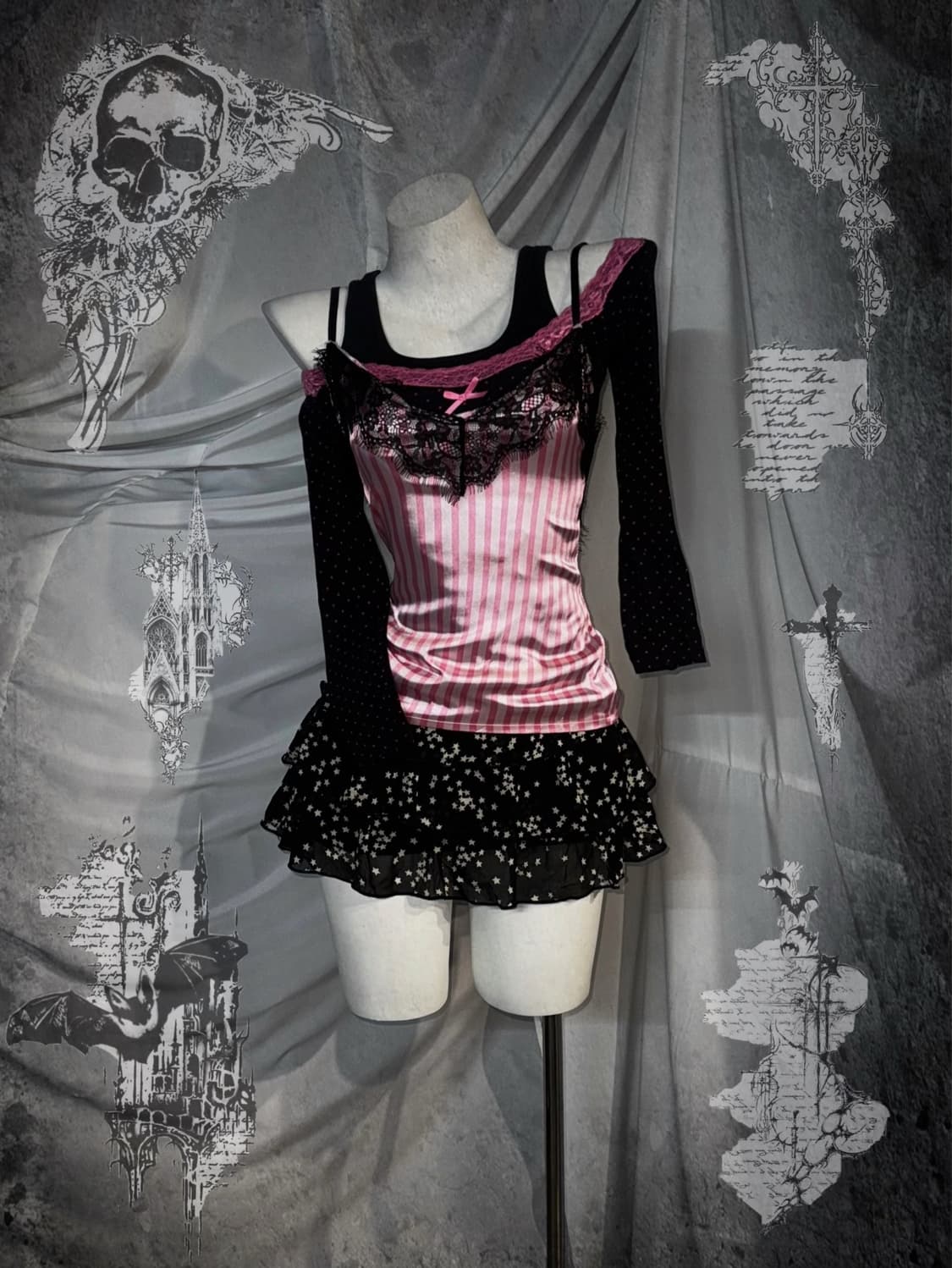 <예약중> 키치갸루 데일리 키치 코디세트 상품이미지1