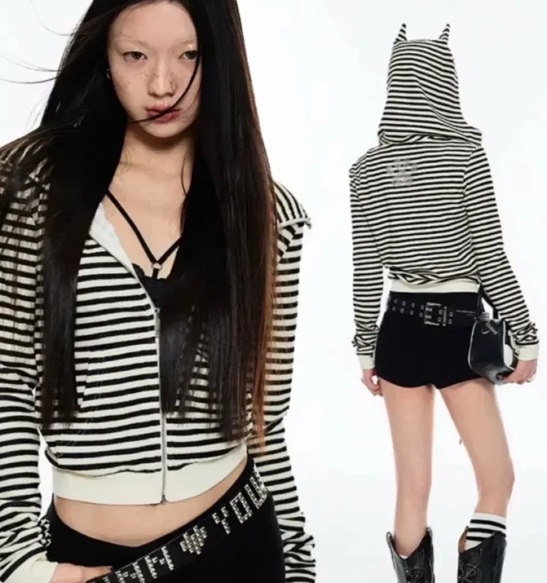 원진스튜디오 고양이 후드 상품이미지1