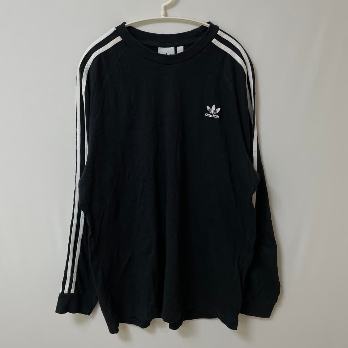 [ 4XL ] 아디다스 로고 유로파 긴팔티  상품이미지1