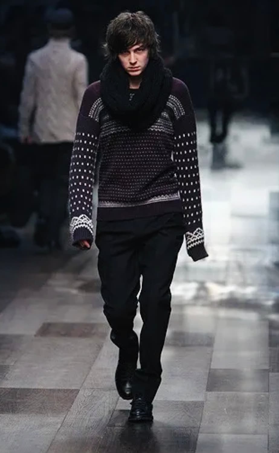 Burberry prosum 09FW mix sweater 상품이미지1