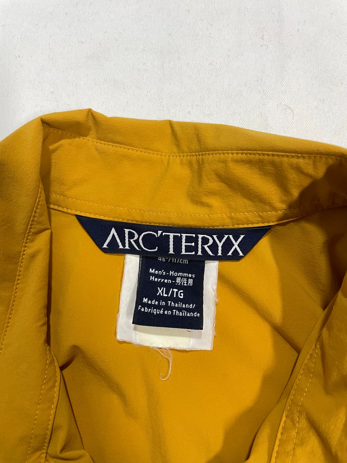 아크테릭스 구형 머스터드 나일론 오버 셔츠 상품이미지6