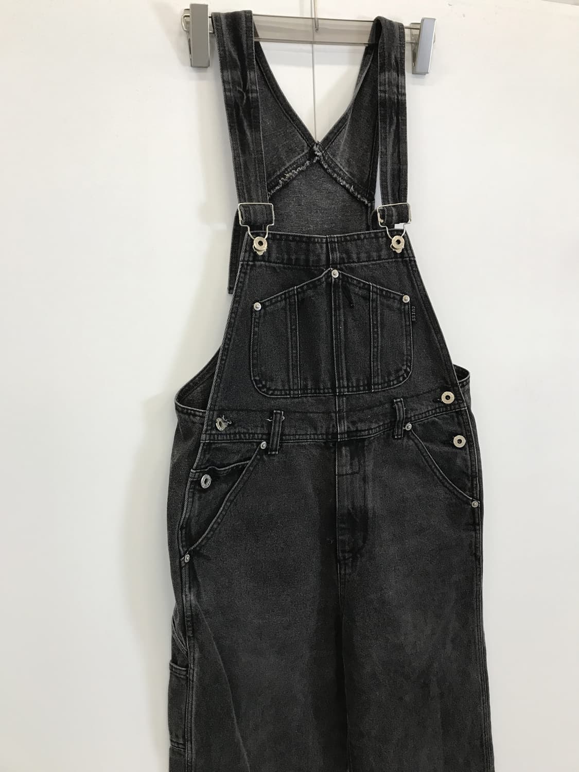 게스 90s 흑청 오버롤 멜빵바지 [70-91] 상품이미지2