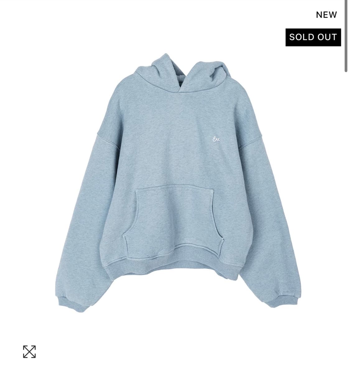 ERL 블루 후드 상품이미지1