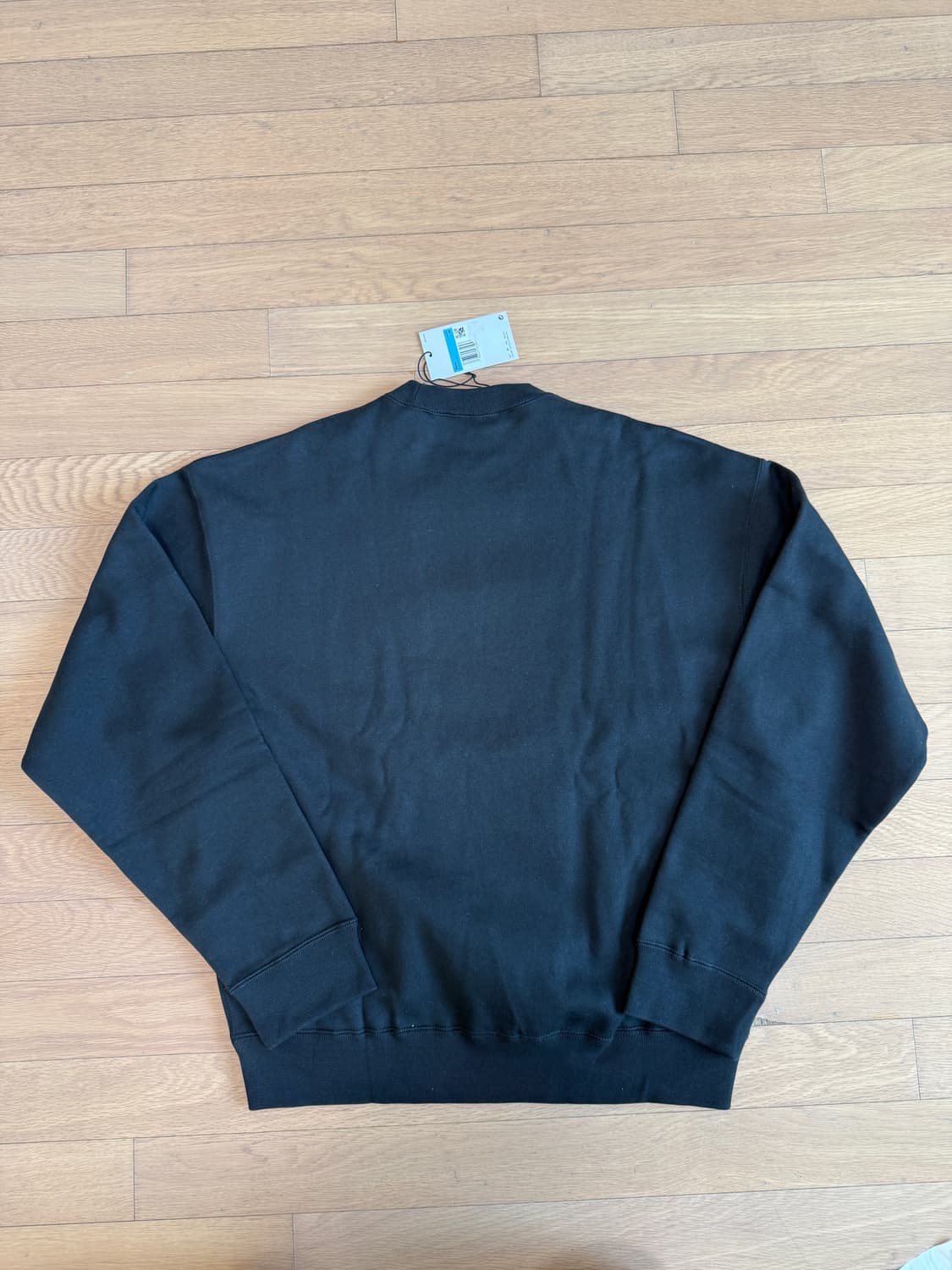 [M] 나이키 NOCTA 녹타 무지 블랭크 크루넥 맨투맨 스웻셔츠 블랙 상품이미지5