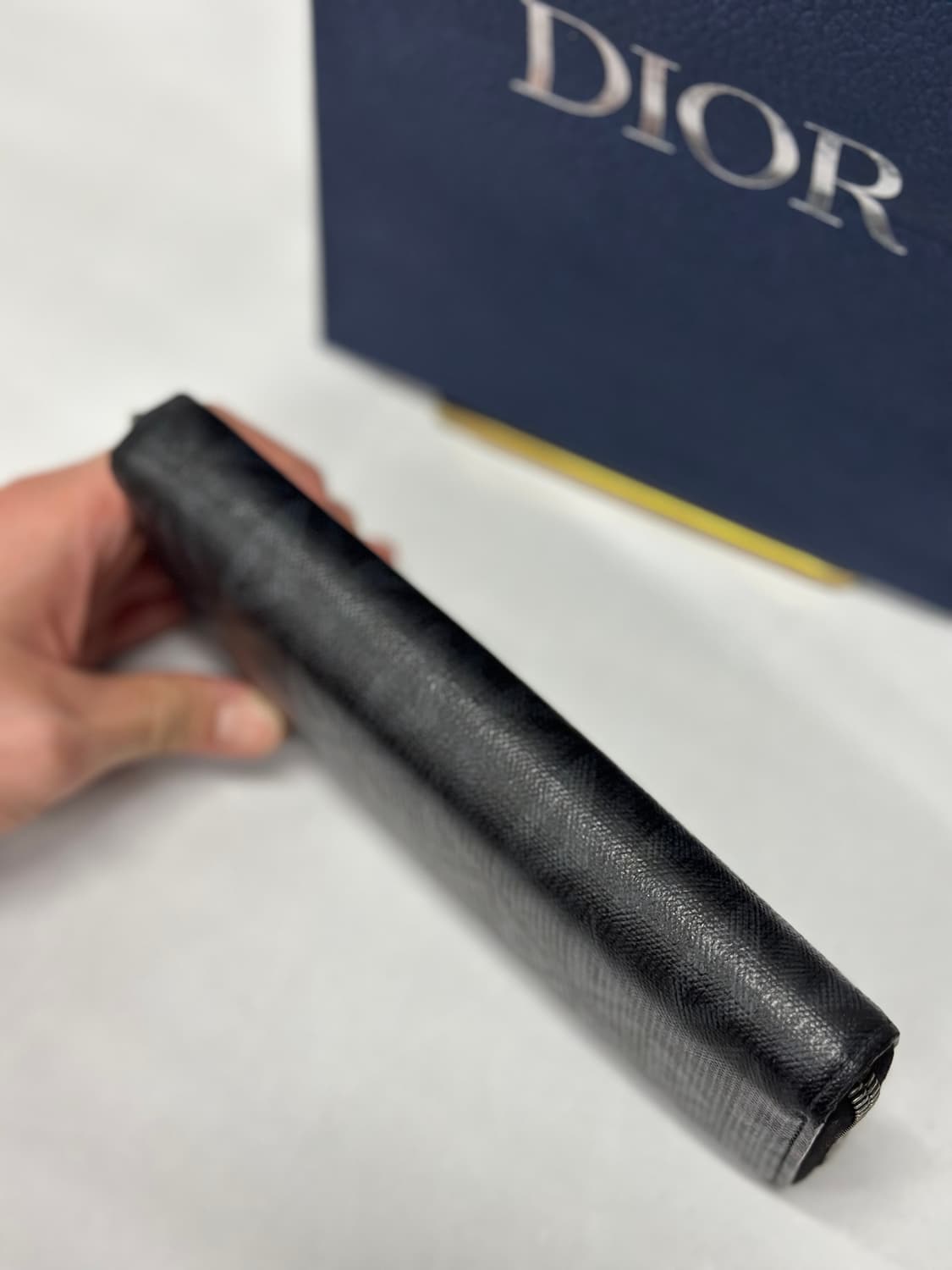 [정품]디올 CD다이아몬드 지퍼돌이지갑 블랙 상품이미지7